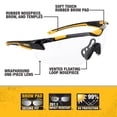 thumbnail image 3 of Gafas protectoras DEWALT DPG110 con ribete cincelado de media montura, 3 of 7
