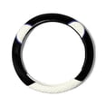 thumbnail image 1 of Steering Wheel Cover Non-Slip Grip Autumn Winter Cover 38 cm - White, 1 of 3