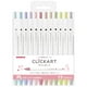 thumbnail image 1 of Bolígrafo Zebra Pen WYSS22-12CPL Clickart a base de agua, 12 colores, 1 of 6