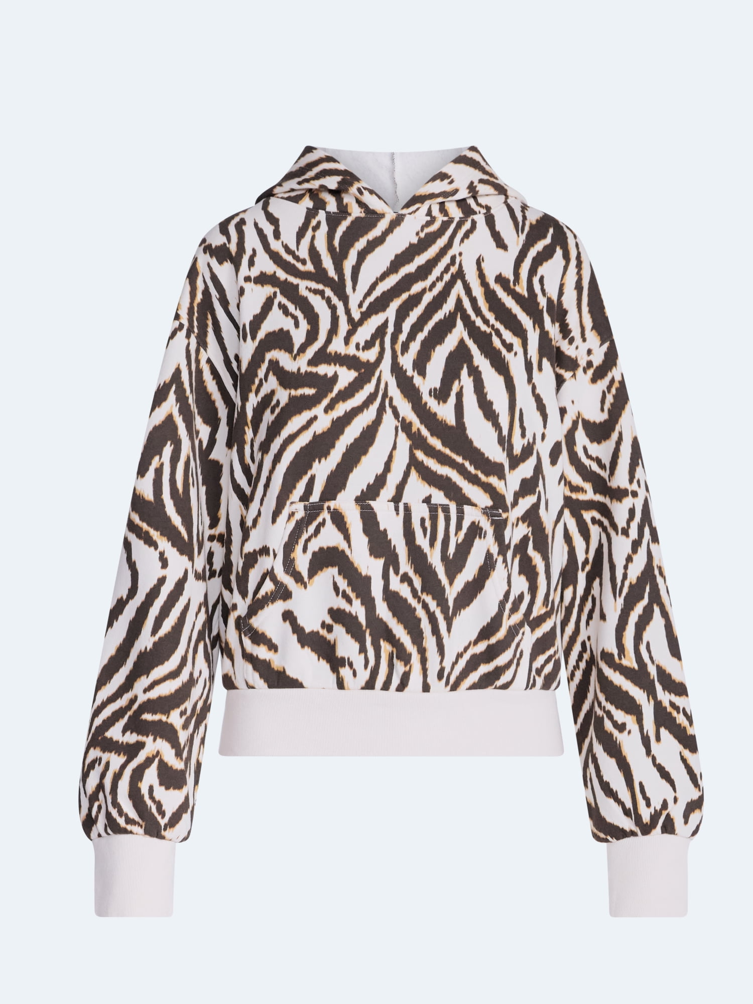 Scoop Women’s and Women’s Plus Oversized Cropped Hoodie, Sizes XS-4X