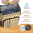 thumbnail image 2 of Travel Cooler Bag - White Sunflower Camping Beer Cooler Backpack with Bottle Opener- Waterproof Insulated Picnic Backpacks - Cooler Bag for Beach, 2 of 6