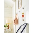thumbnail image 4 of Amerock Bronx Chrome Single Prong Robe Hook, 4 of 8