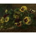 thumbnail image 3 of Henri Fantin-Latour 18x15 Black Modern Framed Museum Art Print Titled - Pansies (1903), 3 of 5