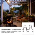 thumbnail image 2 of HLONK 4Pcs Rain Chain Adapters Metal Rain Chain Gutter Adapter Hooks Downspout Outlet Rain Chain Hooks, 2 of 6