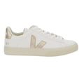 thumbnail image 1 of Tenis Veja de campo platinum blancos con logo dorado, 1 of 5