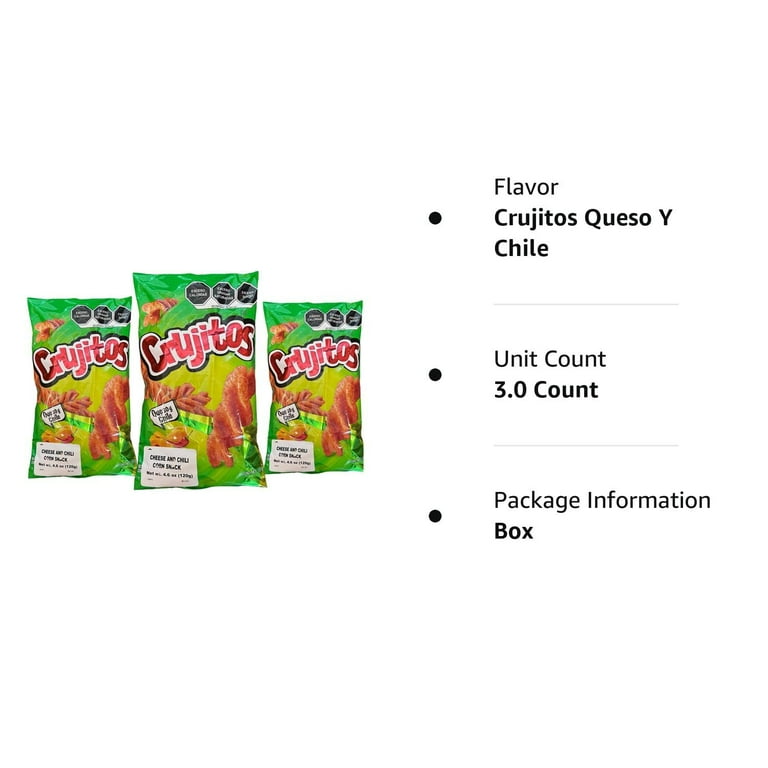 Crujitos Queso Y Chile (Pack of 3)