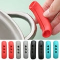 thumbnail image 3 of Reheyre 5 Pairs Pot Handle Covers - Reusable, Convenient, High Temperature Resistance, Scald Resistant, Solid Color, Pot Hot Handle Holders, Kitchen Gadgets, 3 of 8