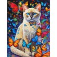 thumbnail image 1 of Resina Diamante Con Forma Especial Likrtyny Serie Animal Gato Diamante Parcial 30*40cm, 1 of 9
