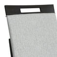 thumbnail image 4 of Pinnacle Counter Side Chair with Light Grey Fabric in Charcoal (2 Per Carton), 4 of 8