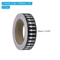 thumbnail image 2 of Directional Flow Arrow Tape 1-3/16"x65', Adhesive Pipe Identification Marking Stickers, White on Black 2 pack, 2 of 5
