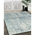 thumbnail image 3 of Ahgly Company Machine Washable Indoor Rectangle Industrial Modern Light Slate Gray Area Rugs, 5' x 8', 3 of 7