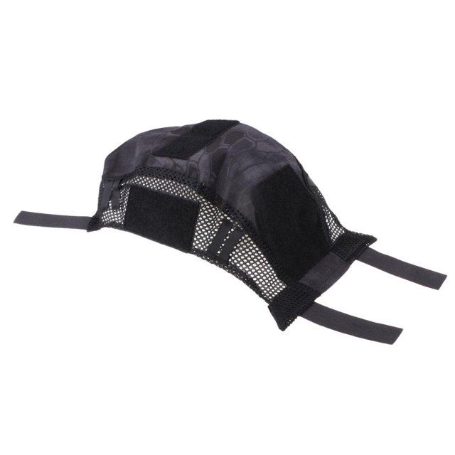 Cubierta de casco táctico tipo PJ para casco de del cubierta de tela Negro shamjiam Funda para casco rápido
