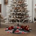 thumbnail image 4 of Rateoe Fire and Rescue Truck Pattern Christmas Tree Skirt with Ties , Christmas Tree Decorations, Farmhouse Christmas Decor Xmas Holiday Decorations-30", 4 of 6