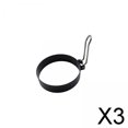 thumbnail image 1 of 3x Anillos de Cocina para Huevos Desayuno Huevos Gadget de Forma Redonda Grado Alimenticio Reutilizable Fácil de Limpiar Accesorios de Cocina Plancha 3 piezas, 1 of 10