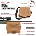 thumbnail image 3 of Allen Company Unfilled Shooting Bench Bag, Tan & Black, 3 of 12