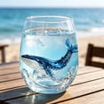 thumbnail image 2 of Artisanal Blue Ringed Octopus Glassware, 3D Octopuses Stemless Wine Glasses, Handcrafted Marine Animal Bar Glass, Coastal Home Decor Gift for Ocean Lovers _ A, 2 of 7