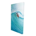 thumbnail image 1 of Surfeur au Milieu de la Vague - Toile 24"x48 Pouces - Impression à la Demande, 1 of 5