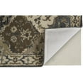 thumbnail image 3 of HomeRoots Blue Gray And Taupe Wool Paisley Tufted Handmade Stain Resistant Area Rug, 3 of 5