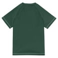 thumbnail image 6 of FORMRS Boys Rash Guard with Short Sleeves UPF 50+ Swim Shirts Sizes 3-12T, Yellow Christmas Gingerbread, 6 of 6