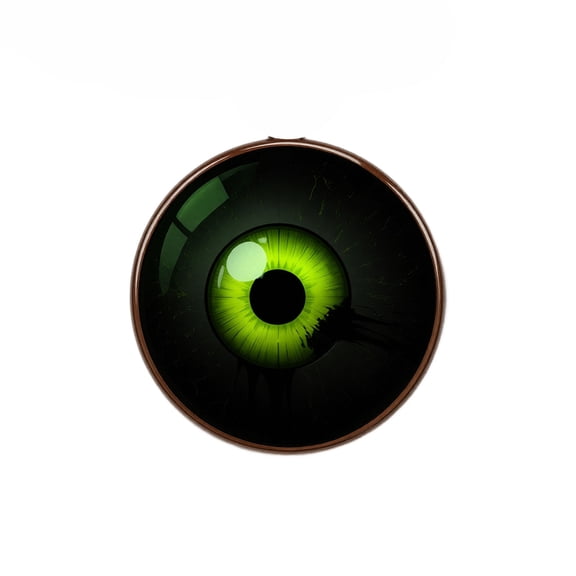 Spooky Halloween Wooden Eyeball Hanging Ornaments, Luminous Glow In Dark Creepy Eye Decor, Horror Pendant for Front Porch, Door, Tree, Halloween Party Decoration