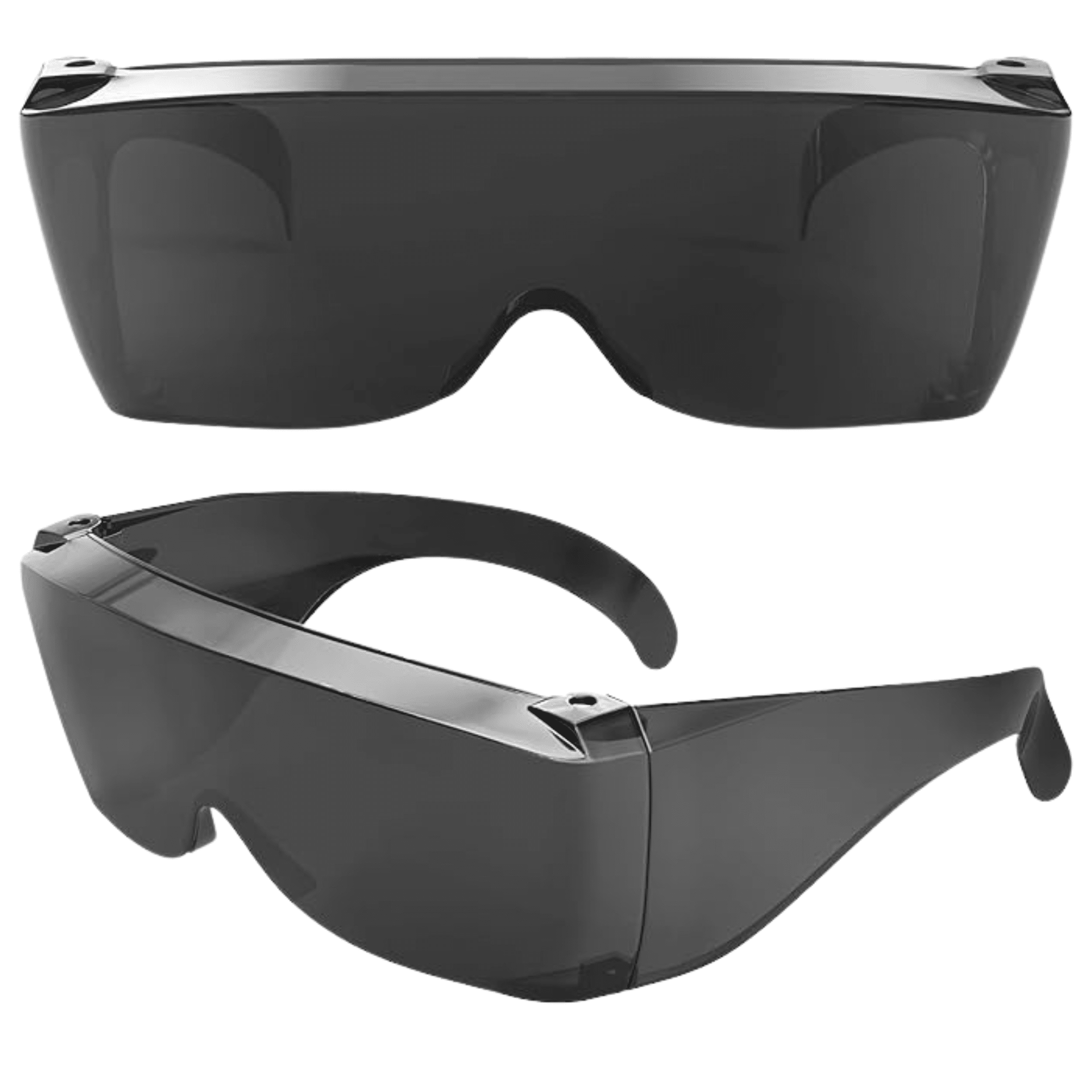 Fitovers Yamba XL偏光オーバーサングラス;サテンブラック&ポラビューブルーミラー Fitovers Yamba X 並行輸入品