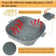 thumbnail image 2 of Paquete de 3 de Silicona para Freidora de Aire, Accesorios Silicon para Air Fryer Reutilizable Antiadherente, Resistente al Calor, Olla Silicona para Freidora, Horno, Microondas (Negro), 2 of 4