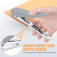 thumbnail image 5 of Heavy Duty Single Hole Punch,Hole Puncher 25 Sheets Capacity Paper Punch for Paper ID PVC Cards Scrapbook 8MM, 5 of 8