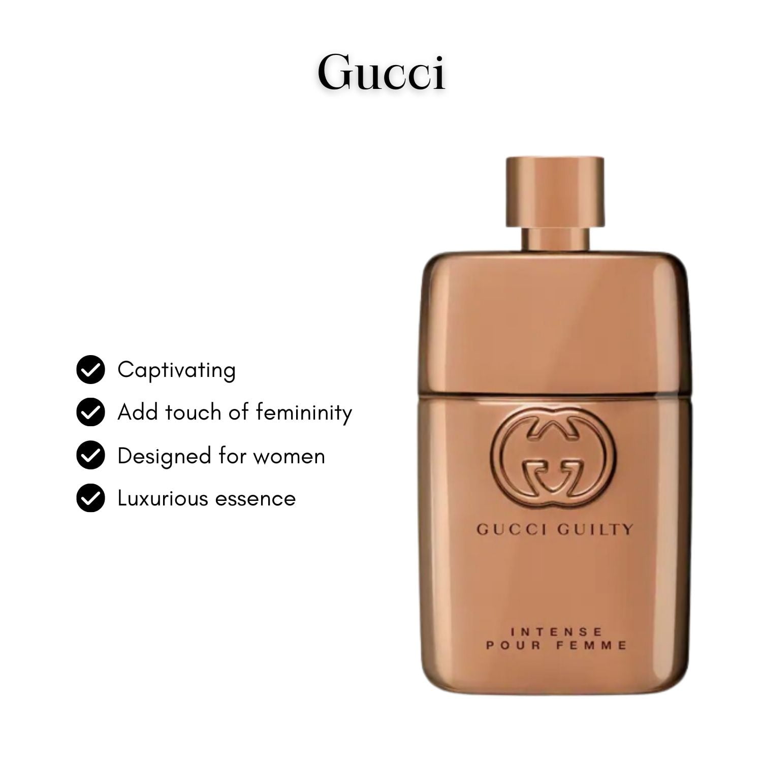  Gucci Guilty for Women 1.6 oz Eau de Parfum Spray : Beauty &  Personal Care