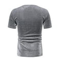 thumbnail image 4 of Xihbxyly Men's a Shirts, Crew Neck Shirts for Men Short Sleeve Graphic T-shirt Solid Color T-shirt Big and Tall Men Shirts, 4 of 7