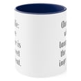 thumbnail image 2 of Aunt Gifts Two-Tone 11oz Mug Aunt life: where laughter is the secret, 2 of 4