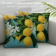 thumbnail image 3 of PRATYUS   Lemon Throw Pillow Covers  Summer Fruit Farmhouse Decorative Pillows Case Soft Cushion Covers for Couch Sofa Patio Garden Home Decor White, 3 of 5