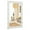 White, variant on YYAo Wall Mounted Mirror, Wall Mirror,41.5 x 28 inches Farmhouse Wall Mirror with Solid Wood Frame-Brown