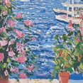 thumbnail image 4 of Yayeee Shower Curtain with Hooks 72"x72" Waterproof Fabric Bathroom Hanging Decor, Blue Floral Window, 4 of 5