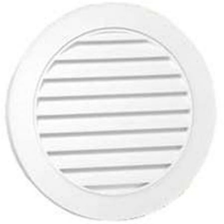 

Canplas Inc 626055-00 22 In. White Vinyl Round Gable Vent