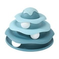 thumbnail image 1 of BELOVING Jouet pour Chat Rouleau Piste Balle pour Chats d'Intérieur Casse-Tête Jouet Interactif Bleu, 1 of 10