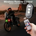 thumbnail image 5 of Koudindg 6PCS Wireless LED Strobe Lights with Remote Control, 8 Colors Rechargeable Anti-Collision Emergency Warning Lights for Car, Motorcycle, Bike, Drone, 5 of 7