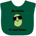 thumbnail image 3 of Inktastic Cool Beans Uncle Boys or Girls Baby Bib, 3 of 4