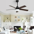 thumbnail image 6 of Sofucor 42" Modern Ceiling Fan ,Flush Mount and Downrod Mount,LED Integrated,, 6 of 12