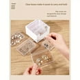 thumbnail image 6 of Galen 7-Compartment Desktop Storage Organizer with 7 Transparent Storage Boxes, White, 7 Count, 6 of 8