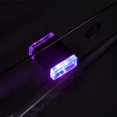 thumbnail image 4 of VONKY USB Mini Car Interior Night Light LED Flexible Neon Ambience Lamp pink purple, 4 of 8