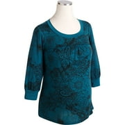 Maternity Blossom Jersey Trapeze Tee