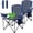Blue, variant on SUNSPIRE Oversized Camping Folding Chair 2-Pack, Heavy Duty Lightweight Portable Chair with Cup Holder Side Pocket for Outdoor Beach Sports Fishing Blue