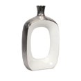 thumbnail image 1 of IMAX Corporation Riley Large Metallic Vase in Gray, 1 of 4