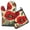 Red Flower Butterflies, variant on Red Flower Butterflies Kitchen Oven Mitt and Pot Holder Sets 2 Pcs for Baking, Cooking and Grilling, Heat Resistant Up To 392 °F