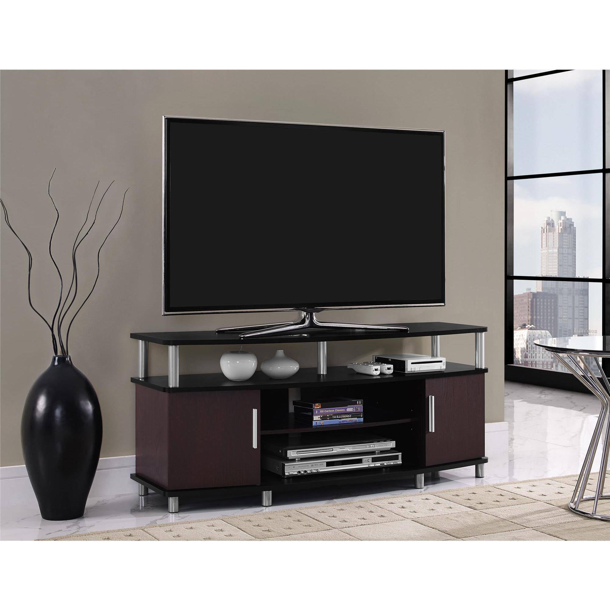 Carson Tv Stand For Tvs Up To 50 Multiple Finishes Walmart