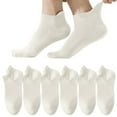 thumbnail image 4 of Miqool 6 Pairs Ankle Socks for Men, Non Slip Cushioned Low Cut No Show Socks Athletic Running Socks Comfort Breathable Casual Thin Cotton Short Tab Socks, 4 of 7
