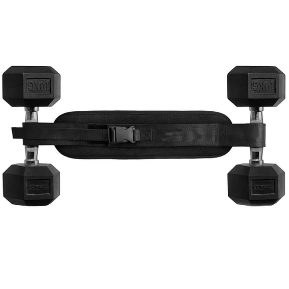 Hip Thrust Belt for Dumbbells, Portable Glute Bridge Belt for Home Gym, Adjustable Weight Lifting Belt for Glutes, Legs & Hip Thrust Workout