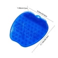 thumbnail image 3 of Tuvgenk Waterproof Bath Floor Mats Blue Bathroom Bath Rugs with Suction Non-Slip Quick Dry Small, 3 of 8