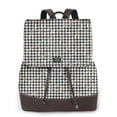 thumbnail image 1 of Balery Black And White Houndstooth Mochila de Cuero para Mujeres, Gran Capacidad, Bolsa de Viaje Multifuncional, Mochila de Cuero y Bolsa de Hombro para Mujeres, 1 of 4