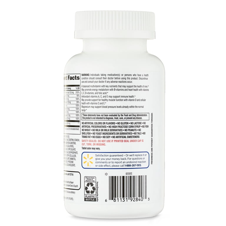 Equate One Daily Men's Multivitamin, 200 Count photo 8